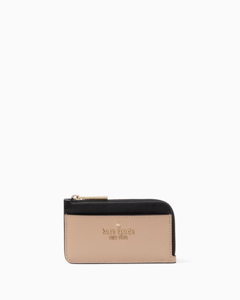 Madison Saffiano Leather Small Slim Card Holder