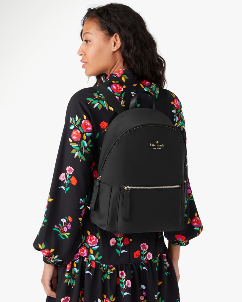 kate spade chelsea black backpack