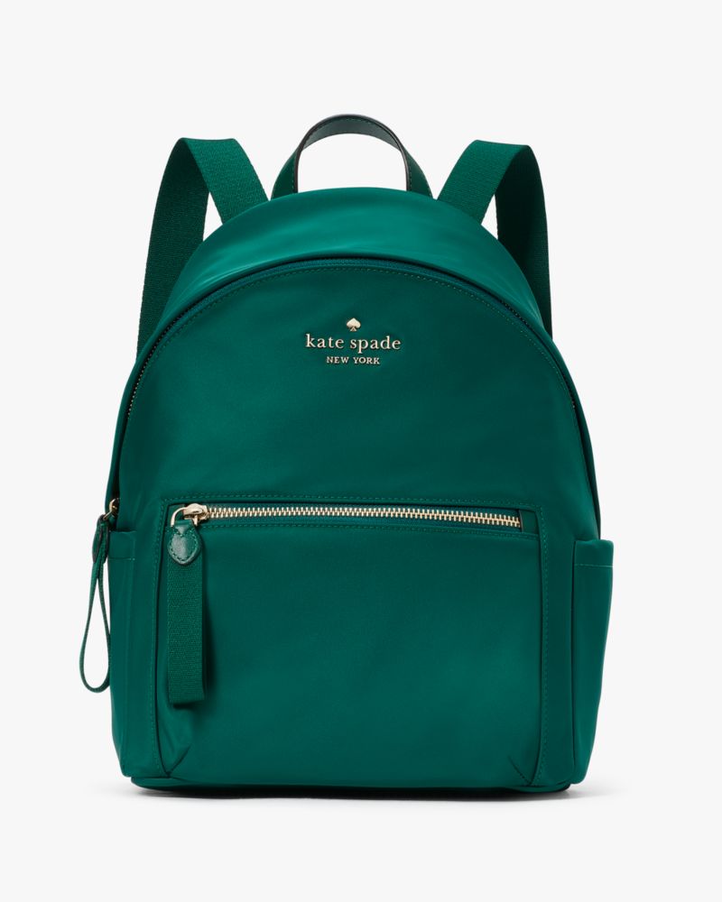 Kate Spade,Chelsea Medium Backpack,Solid,Deep Jade