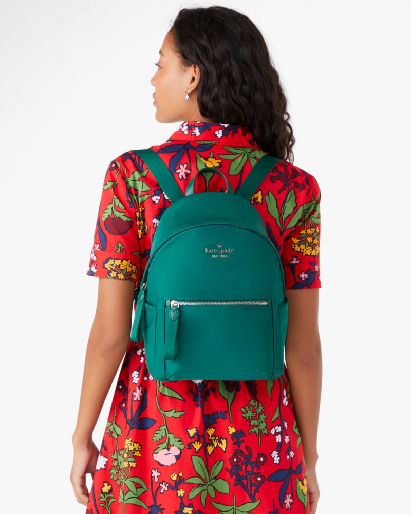 Kate Spade,Chelsea Medium Backpack,Deep Jade