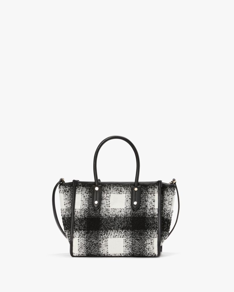 Kate Spade,エラ チェック ファブリック スモール トート,バッグ,