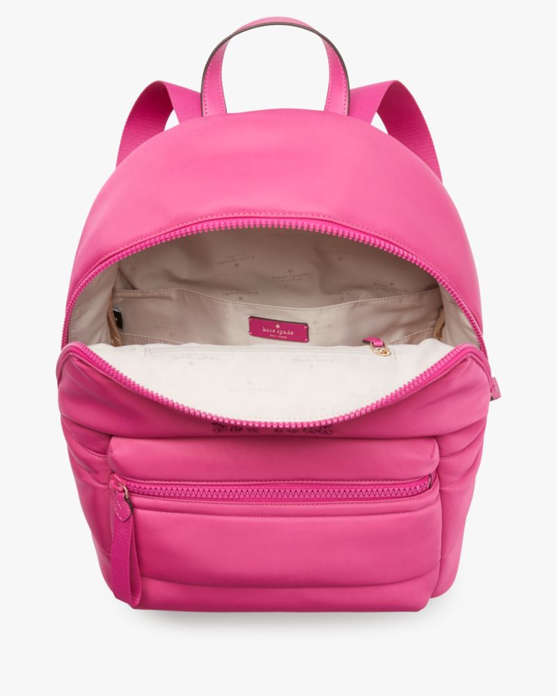 Kate Spade Ella Large Puffy Backpack Pink Color NWT Women