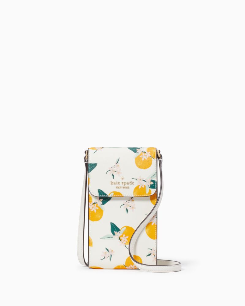 Madison Orange Toss North South Crossbody | Kate Spade Outlet