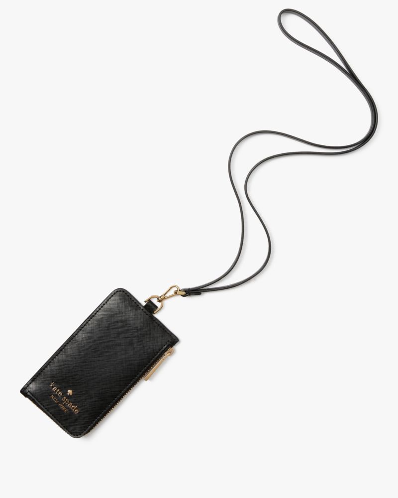 Kate Spade,Madison Cardcase Lanyard,Black