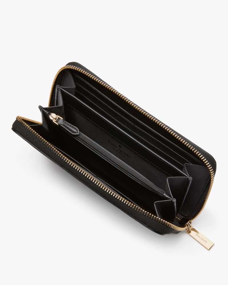 Kate Spade,Madison Large Continental Wallet,Black