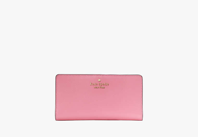 Kate Spade,Madison Large Slim Bifold Wallet,Blossom Pink image number 0