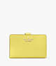Kate Spade,Madison Medium Compact Bifold Wallet,Lime Slice