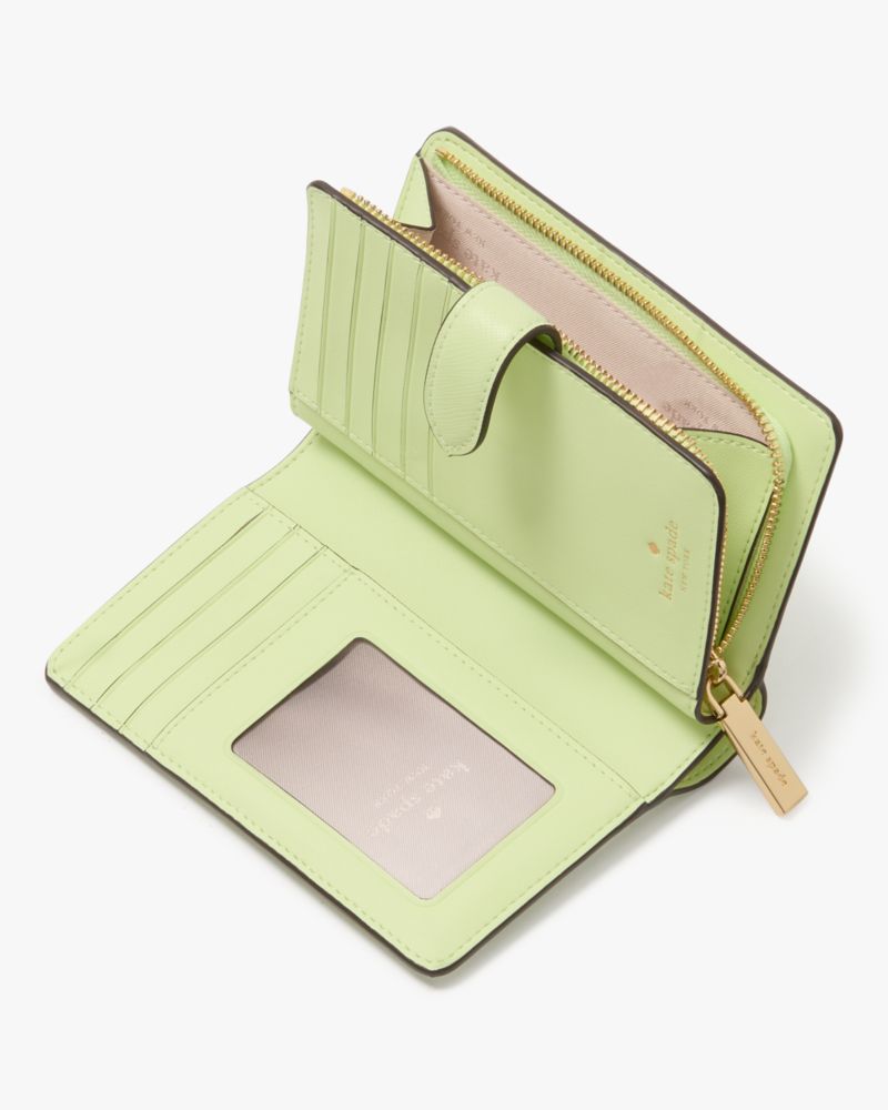 Kate Spade,マディソン ミディアム コンパクト バイフォールド ウォレット,財布小物,マッチャラテ
