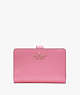Kate Spade,Madison Medium Compact Bifold Wallet,Blossom Pink