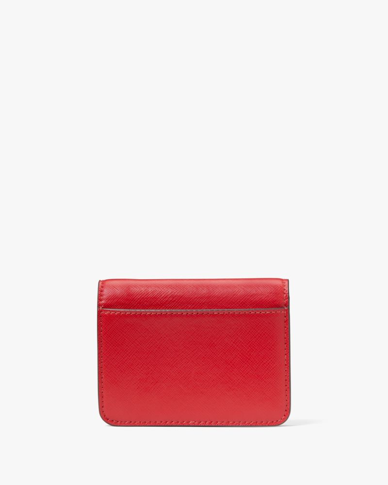 Kate Spade,Madison Small Bifold Wallet,Candied Cherry