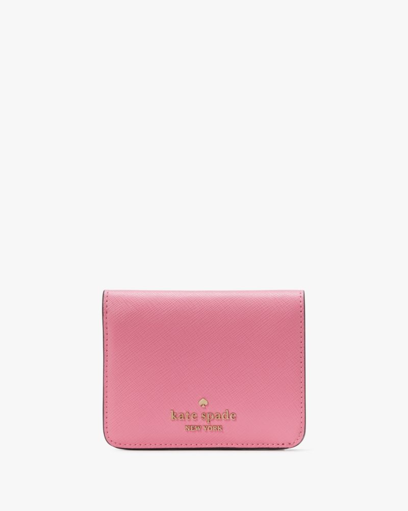 Kate Spade,Madison Small Bifold Wallet,Blossom Pink
