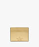 Kate Spade,Madison Small Slim Card Holder,Butter