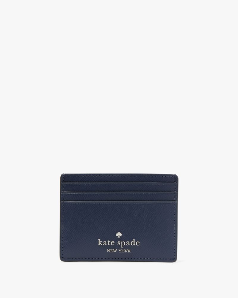 Kate Spade Staci Colorblock Saffiano Leather Slim Card Holder