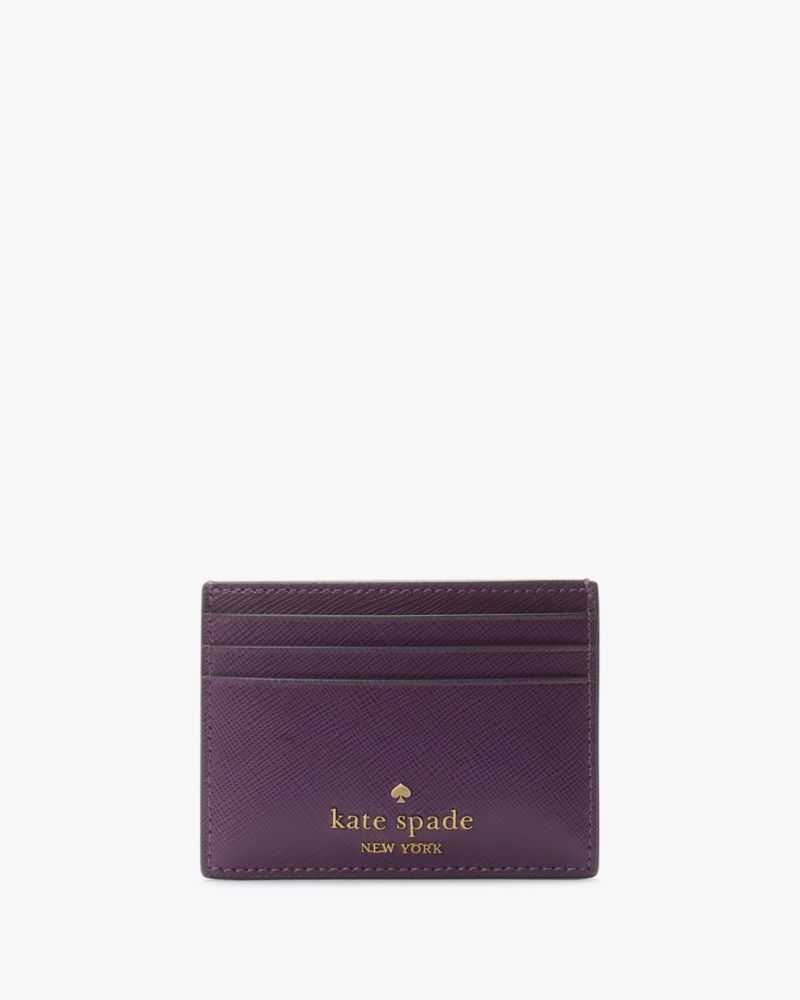 NEW Kate Spade Madison Saffiano Leather Small Card Case Wallet Blue KC591  $159