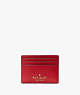 Kate Spade,Madison Small Slim Card Holder,Candied Cherry