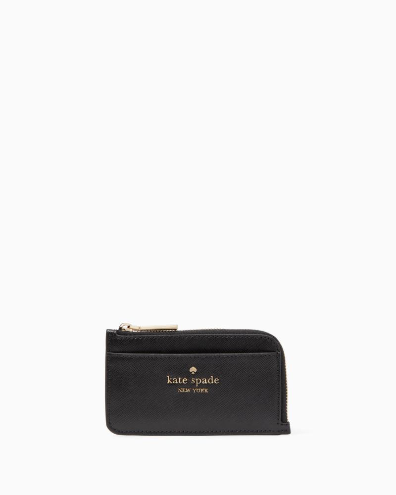 Kate Spade,マディソン トップ ジップ カード ホルダー,財布小物,ブラック