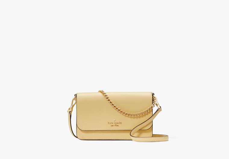 Kate Spade,Madison Small Flap Crossbody,Butter image number 0