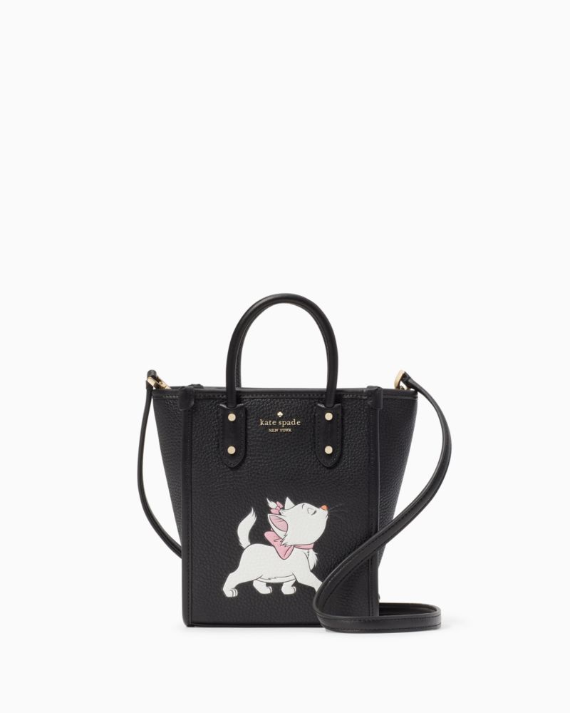 Kate Spade,Disney x Kate Spade New York Aristocats Ella Mini Tote,Black Multi