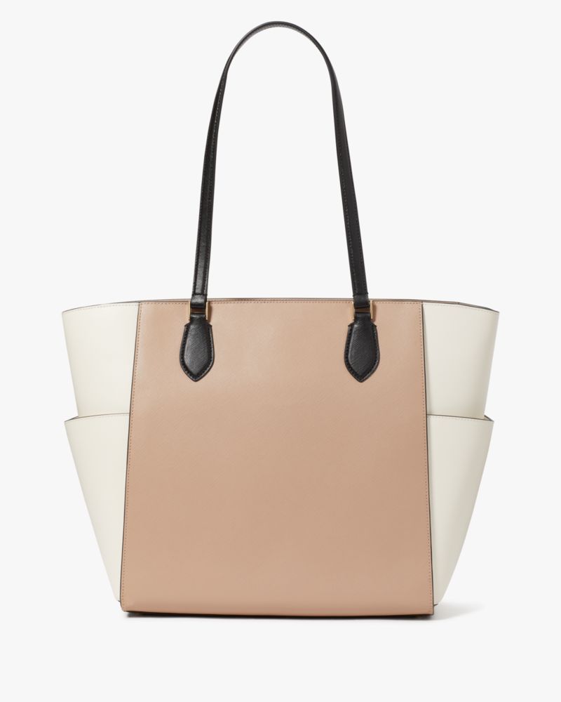 Kate Spade,マディソン カラーブロック ラップトップ トート,バッグ,トーステッドヘーゼルナッツマルチ