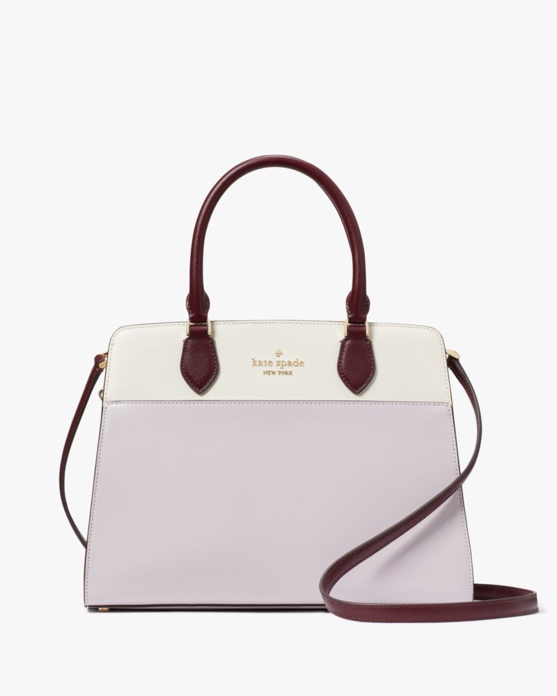 Kate spade gray and sale white purse