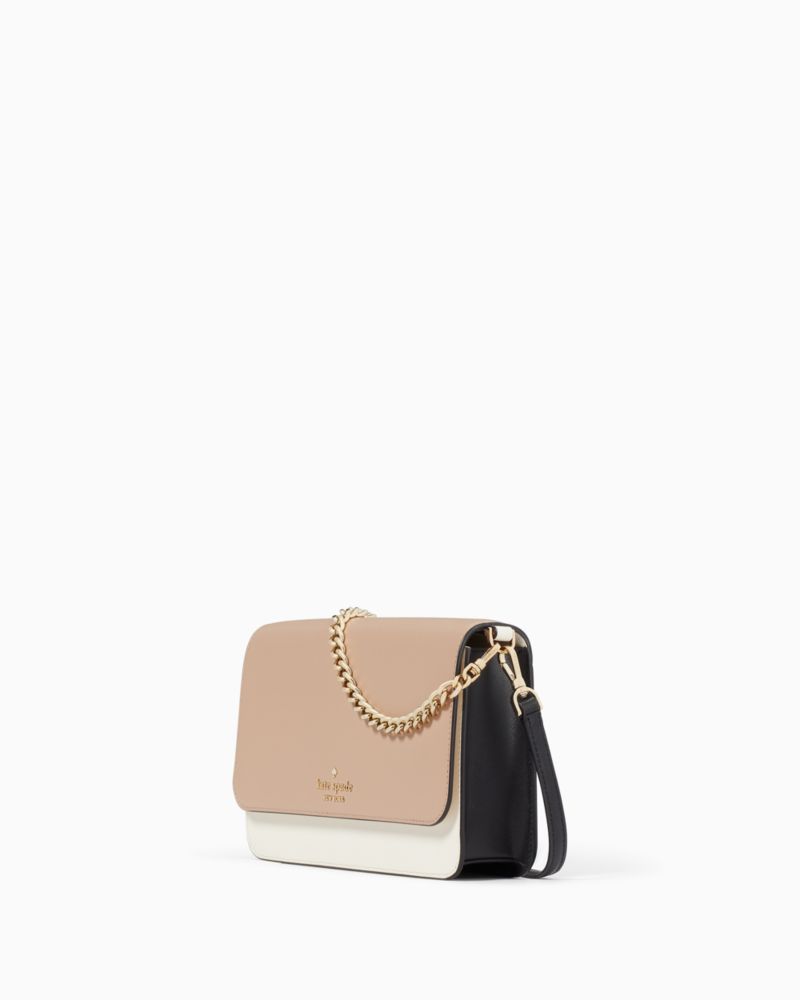 Kate Spade,Madison Flap Convertible Crossbody,Toasted Hazelnut Multi