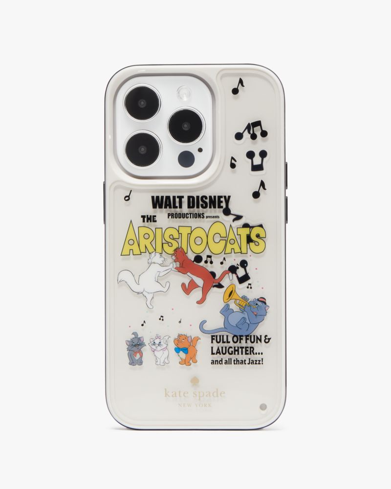 Kate Spade,Disney x Kate Spade New York Aristocats iPhone 14 Pro Case,