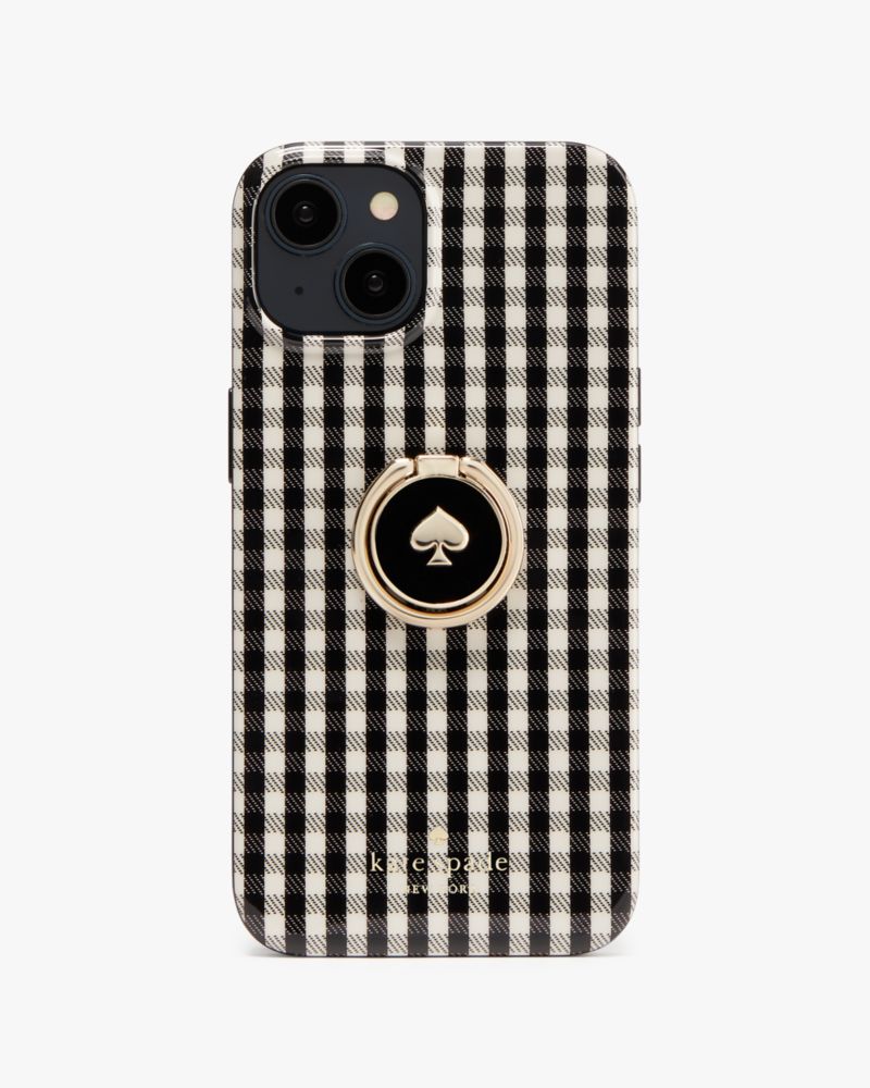 Jazzy Gingham Stability Ring I Phone 14 Case | Kate Spade Outlet