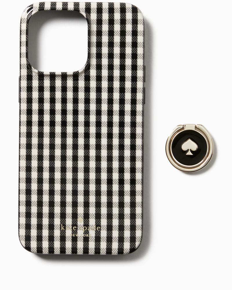 Sam Icon Glitter Gingham I Phone 14 Pro Max Case