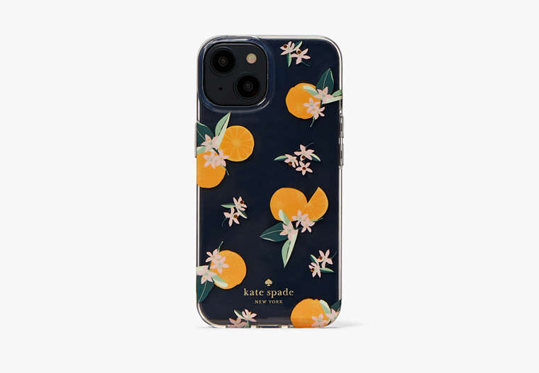 オレンジ トス プリント アイフォン 14 ケース, クリア, Product