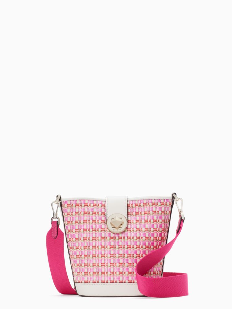 Kate Spade,オードリー ラフィア ツイード ミニ バケット バッグ,バッグ,
