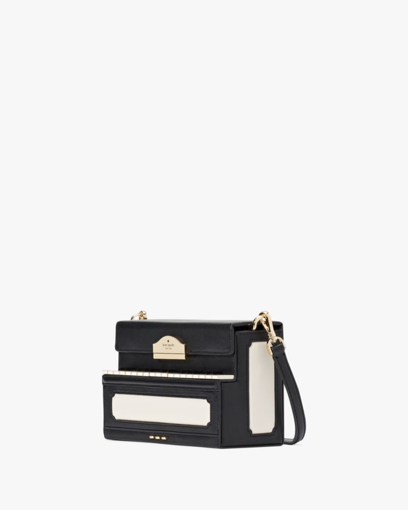 Kate Spade,Pitch Purrfect Piano Crossbody,Black Multi