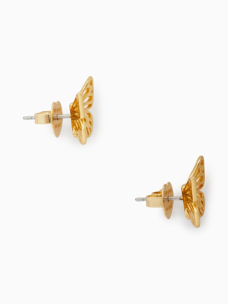 Kate Spade,Gold butterfly Studs,