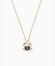 Kate Spade,Claws Out Crab Mini Pendant Necklace,
