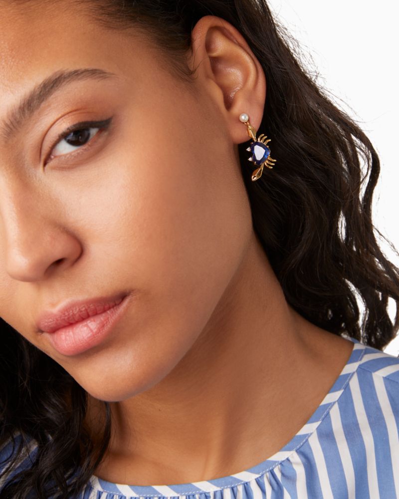 Crab earrings kate on sale spade