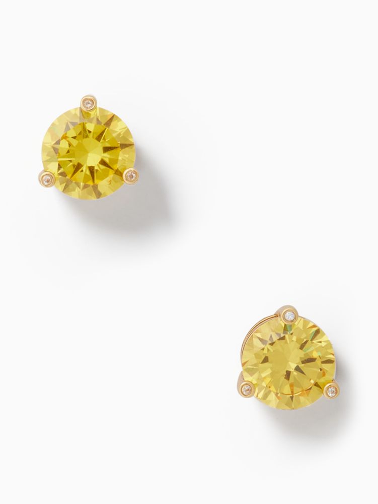 Kate Spade,rise and shine studs,Yellow