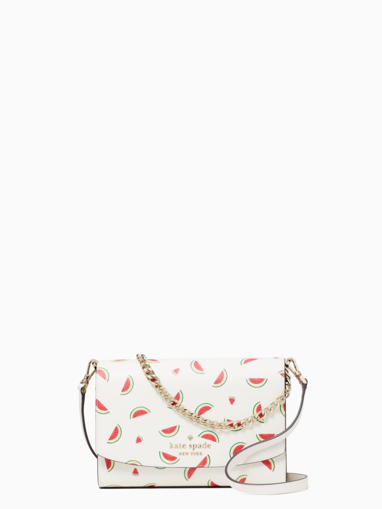 Kate Spade Staci Medium Top Zip Satchel Crossbody Watermelon Cream Multi :  Clothing, Shoes & Jewelry 