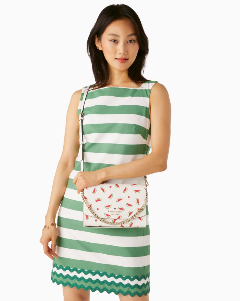 Kate Spade Staci Carson Convertible Watermelon Party Crossbody Cream M –  Gaby's Bags