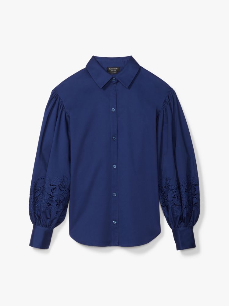 Poplin Embroidered Andie Shirt