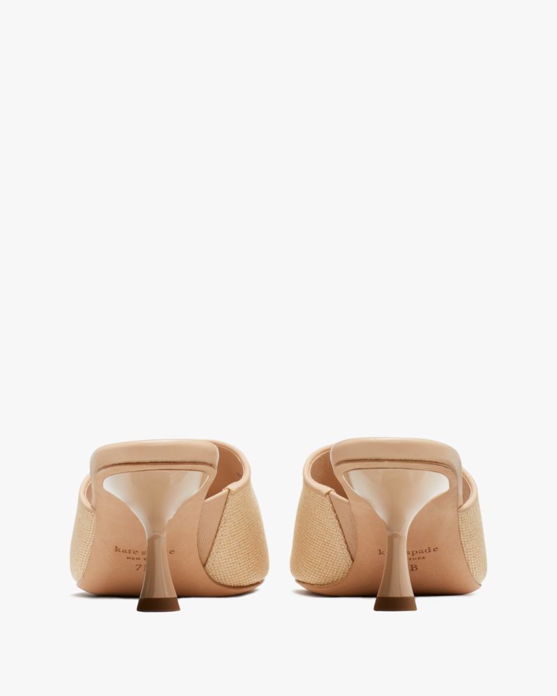 Kate Spade,Malibu Summer Sandals,Rubber,Slides,Piping,Breathable,Day Party,Beige