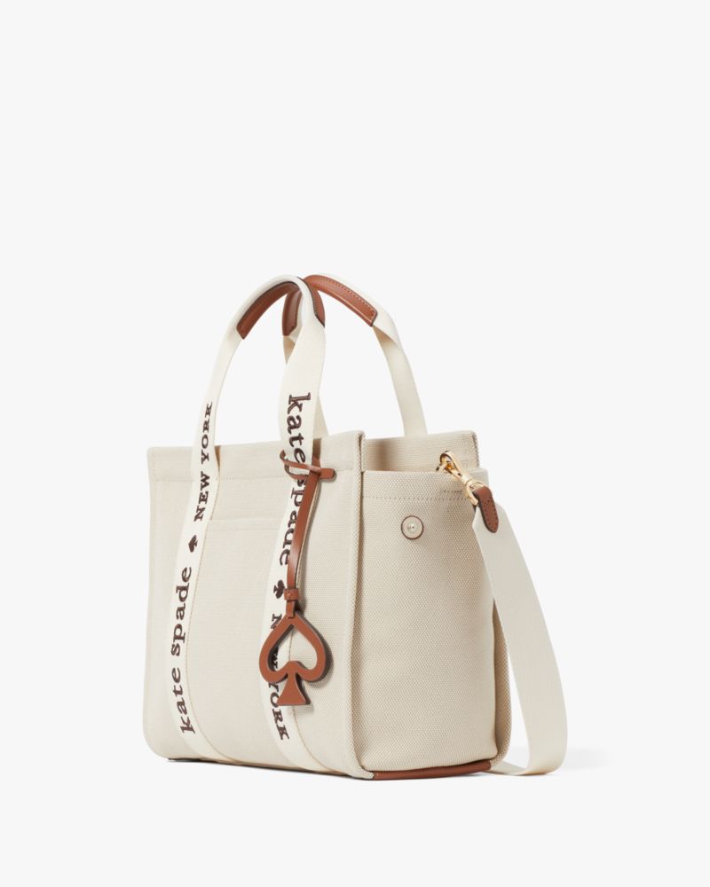 Kate Spade,プレンティ キャンバス スモール トート,バッグ,ニュートラルマルチ