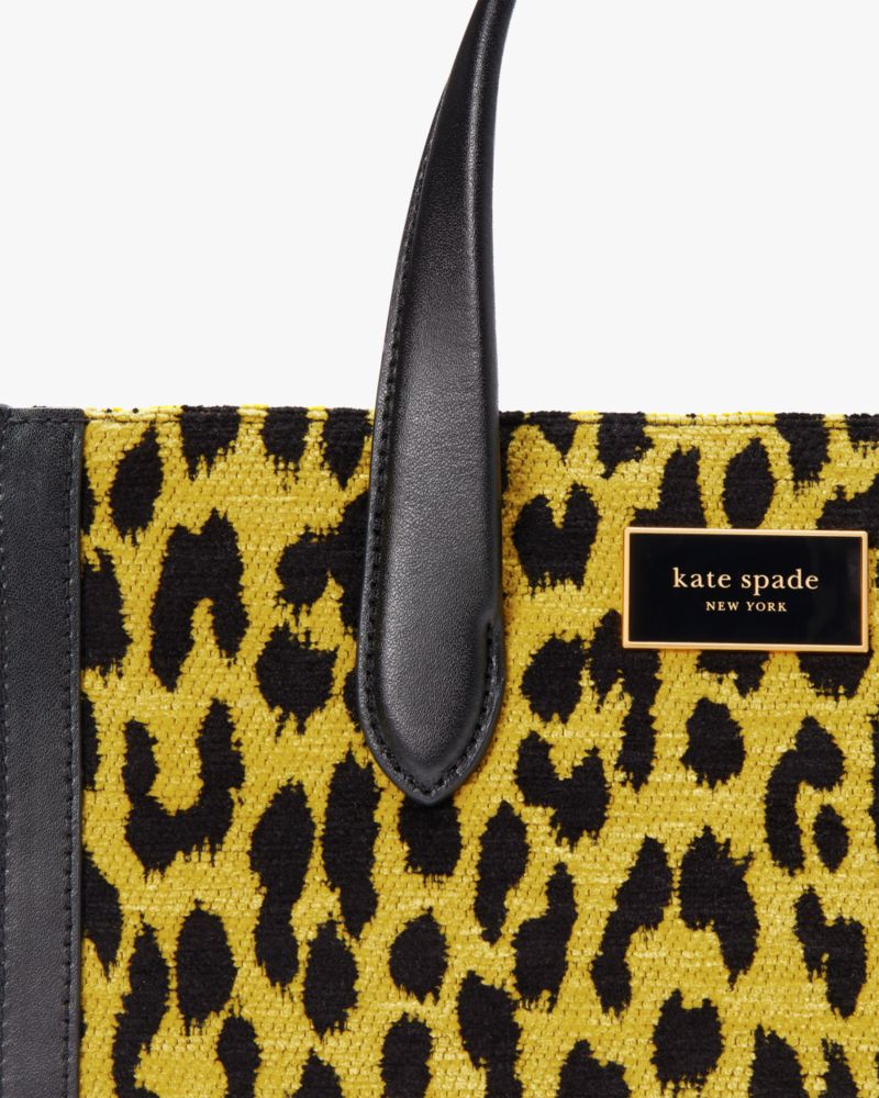 Kate spade black hot sale and leopard purse