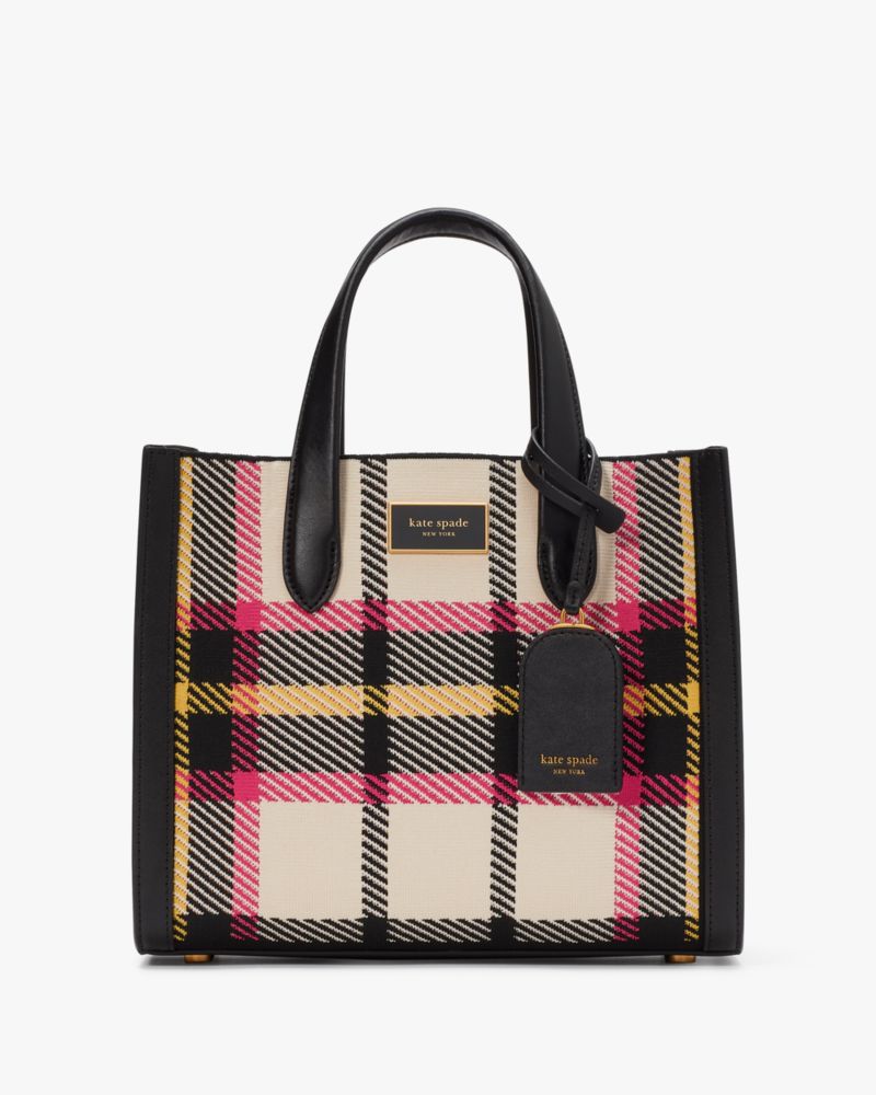 Kate Spade RETAIL Manhattan small tweed tote Parchment multi +