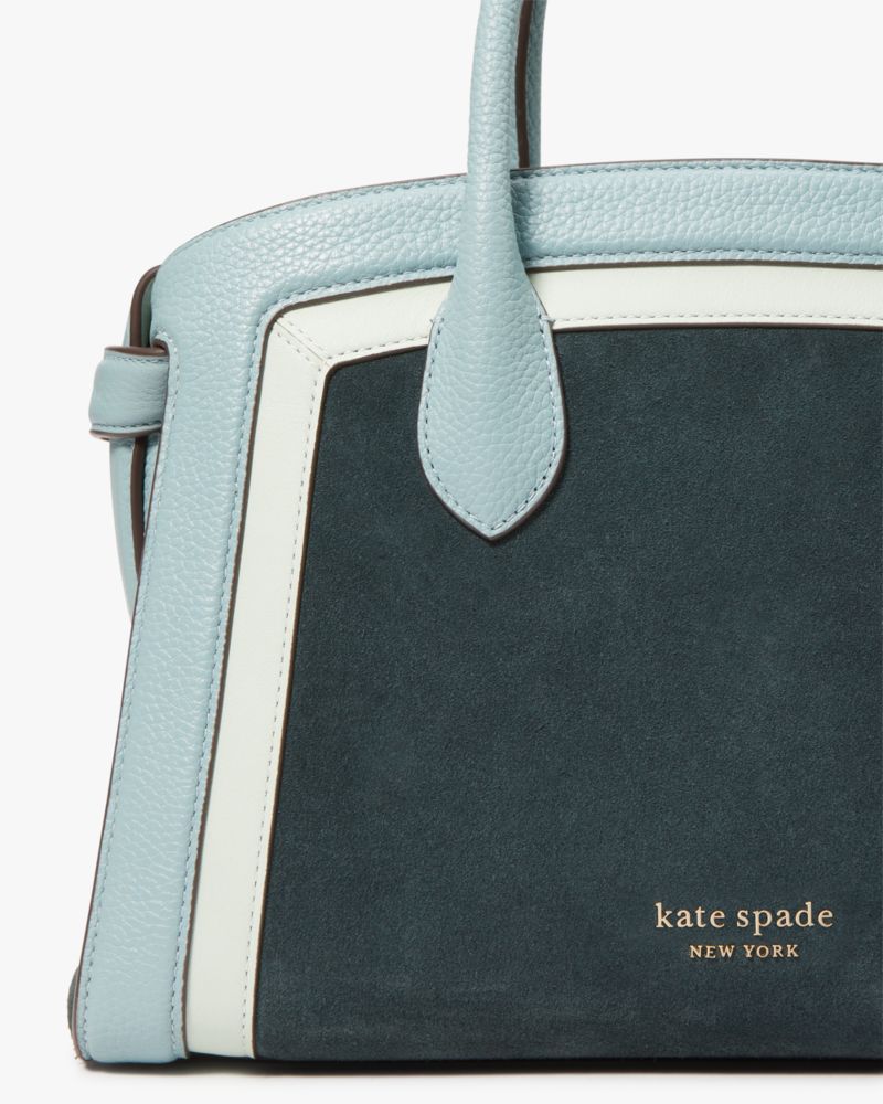 Kate Spade New York Knott Colorblocked Medium Top Zip Satchel Bag