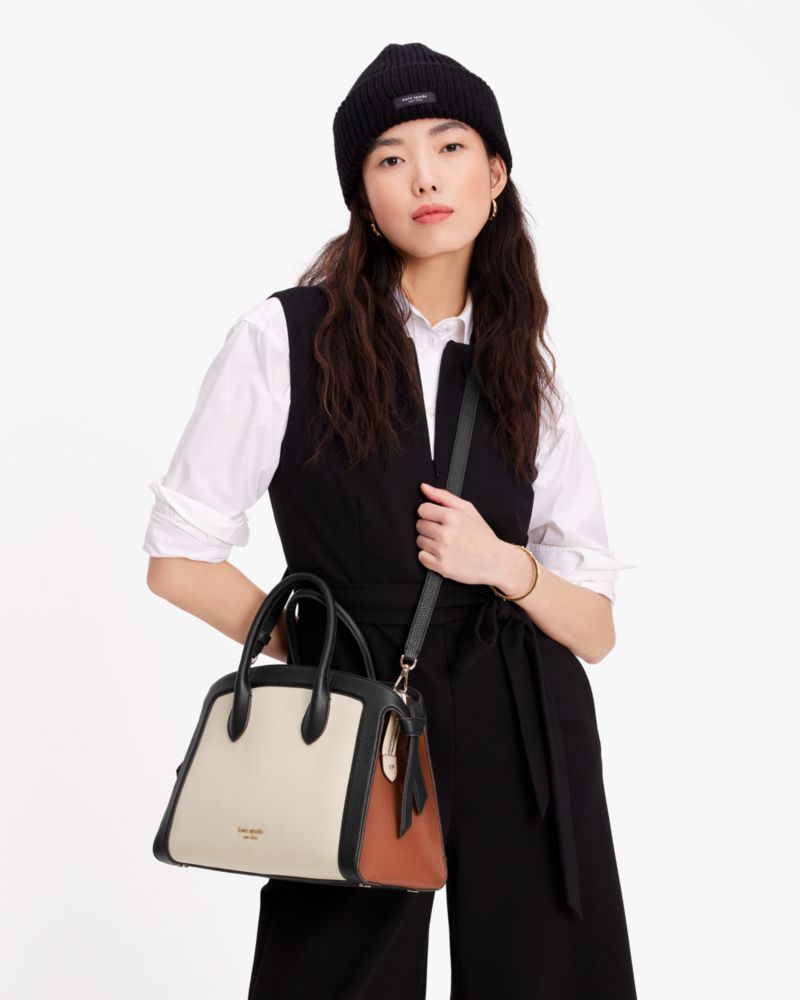 Knott Colorblocked Large Zip Top Satchel | Kate Spade New York