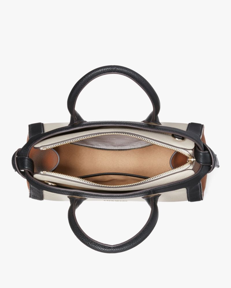 Knott Colorblocked Medium Zip Top Satchel | Kate Spade New York