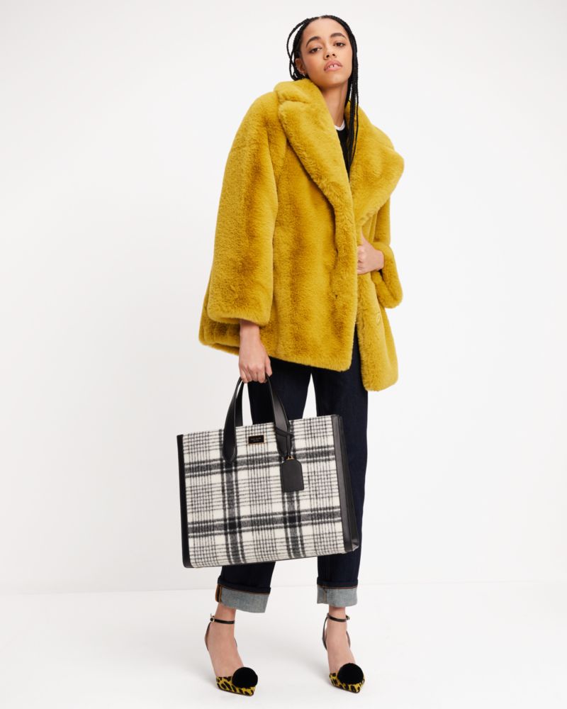 Plaid purse kate online spade