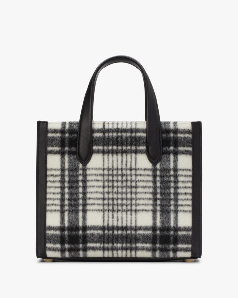 Manhattan Studio Plaid Small Tote