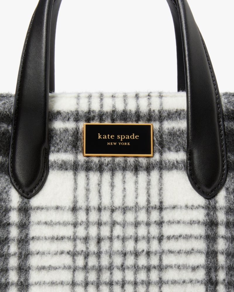 Kate Spade Manhattan Studio Plaid Large Tote