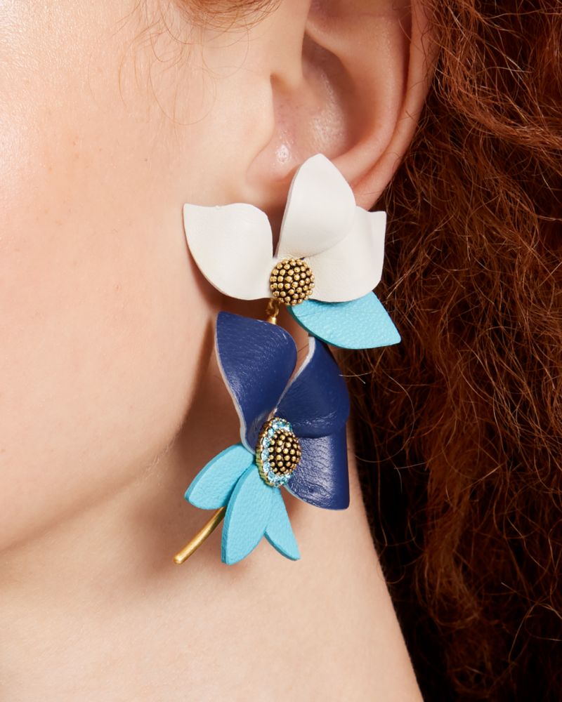 Kate spade blue on sale earrings