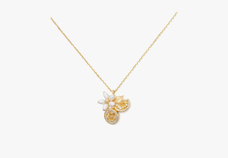 Kate Spade,Fresh Squeeze Cluster Pendant,